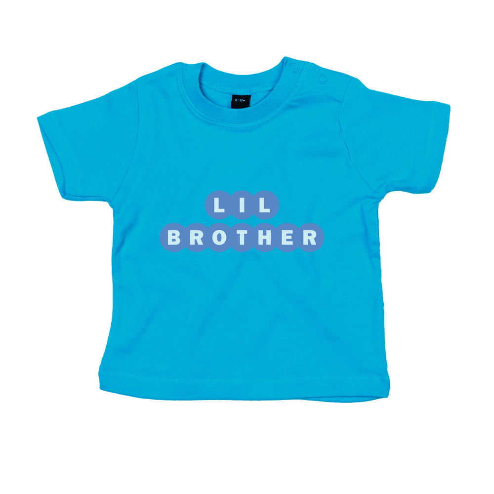 Lil Brother Personalised Baby/Toddler T-Shirt - Image 4