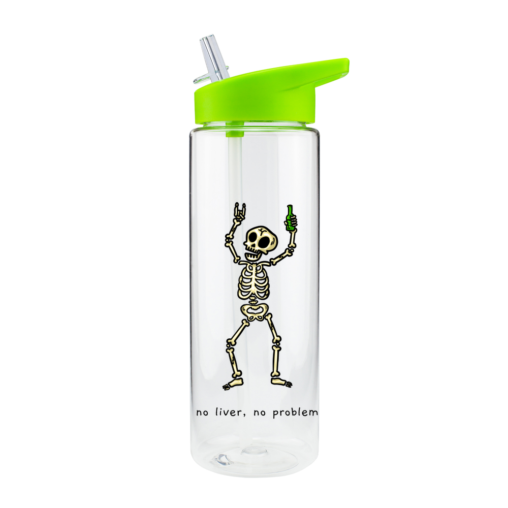 No Liver, No Problem Skeleton Bottle - Image 10