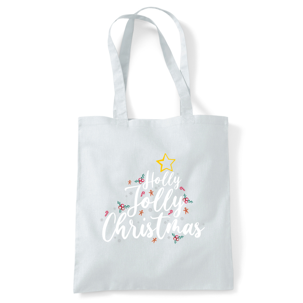 Holly Jolly Christmas Tote Bag - Image 45