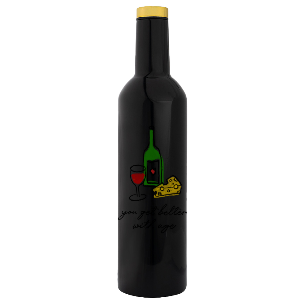You Get Better with Age Metal Bottle Flask - Image 4