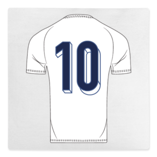 England Number 10 Shirt Personalised Pillow - Canvas