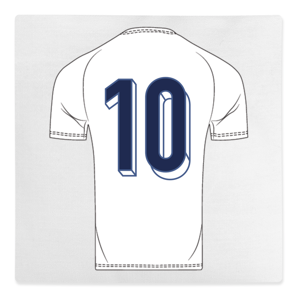 England Number 10 Shirt Personalised Pillow - Canvas - Image 4