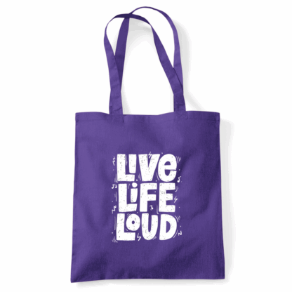 Live Life Loud Tote Bag - Image 5