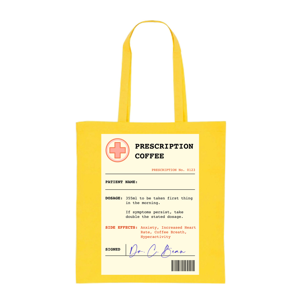 Coffee Prescription Personalised Tote Bag - Image 10