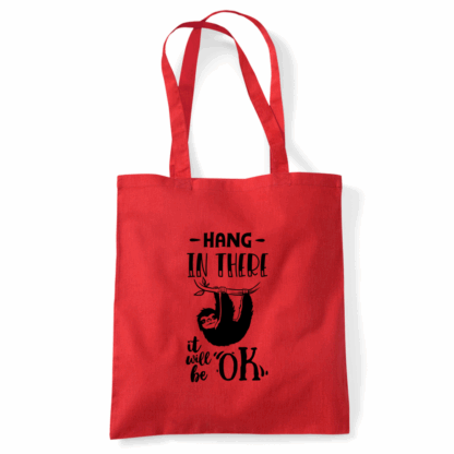 Hang In There Sloth Tote Bag - Image 33