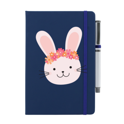 Rabbit Personalised Notebook with Pen - Image 6