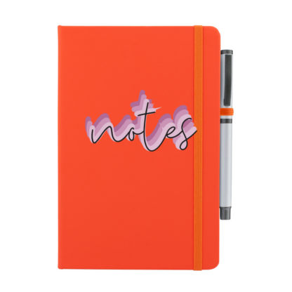 Notes Personalised Notebook with Pen - Image 8