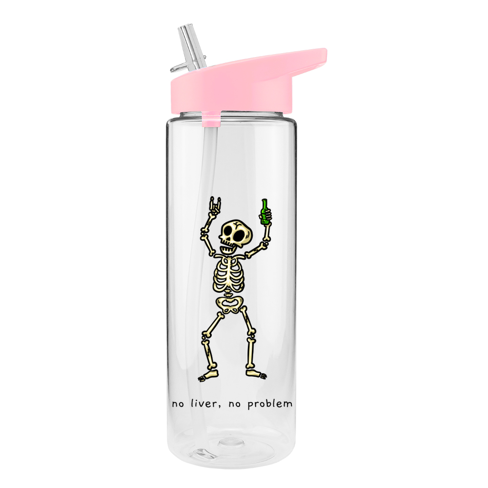 No Liver, No Problem Skeleton Bottle - Image 7