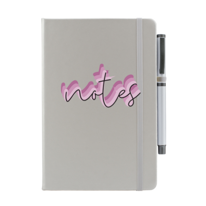 Notes Personalised Notebook with Pen - Image 9