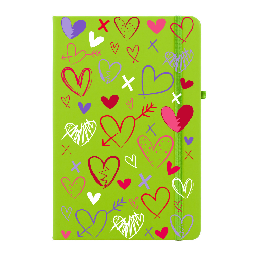 Heart Scribbles Soft Feel Notebook - Image 14