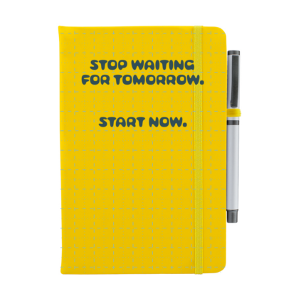 Stop Waiting for Tomorrow Personalised Notebook with Pen - Image 12