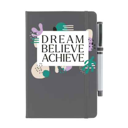 Dream Believe Achieve Personalised Notebook with Pen - Image 7