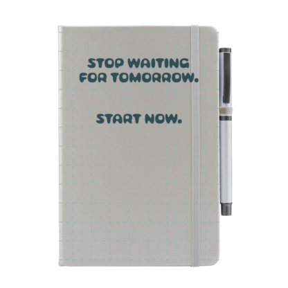 Stop Waiting for Tomorrow Personalised Notebook with Pen - Image 6
