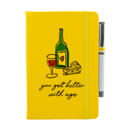 You Get Better With Age Personalised Notebook with Pen - Image 7