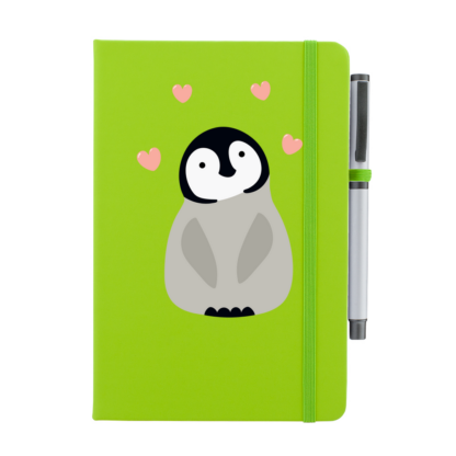 Penguin Personalised Notebook with Pen - Image 8