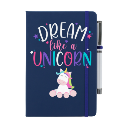 Dream Like a Unicorn Personalised Notebook with Pen - Image 8