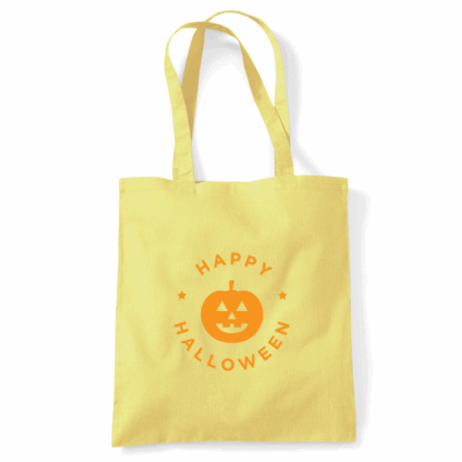 Happy Halloween Pumpkin Personalised Tote Bag - Image 37