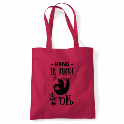 Hang In There Sloth Tote Bag - Image 32