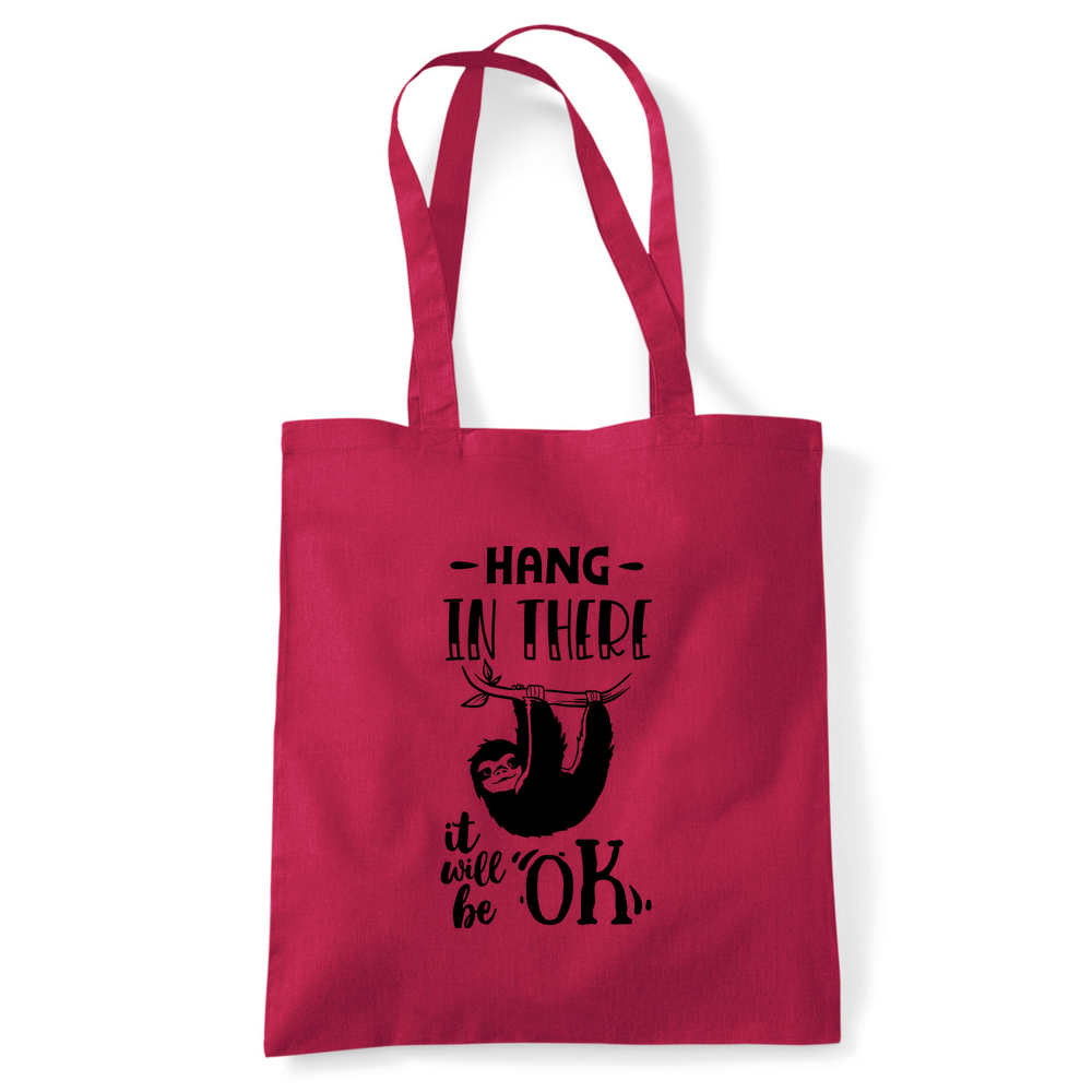 Hang In There Sloth Tote Bag - Image 32
