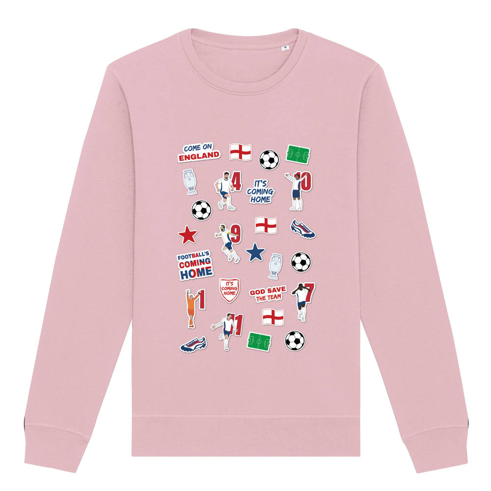 England Collage Crew Neck Sweatshirt - Image 23