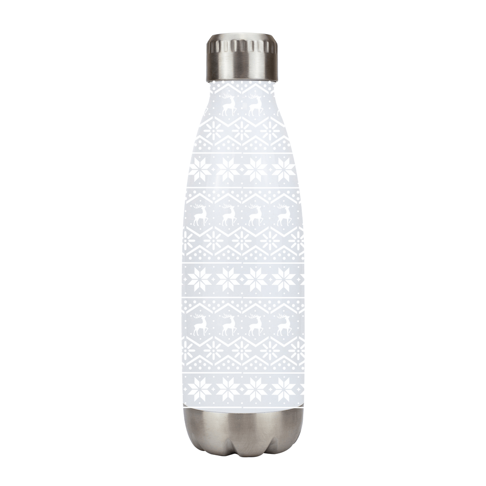 Christmas Fairisle Pattern Metal Bottle - Image 5
