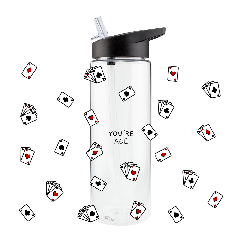 You're Ace Playing Cards Bottle - Image 3