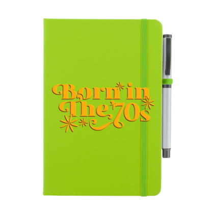 Born in The 70s Personalised Notebook with Pen - Image 12