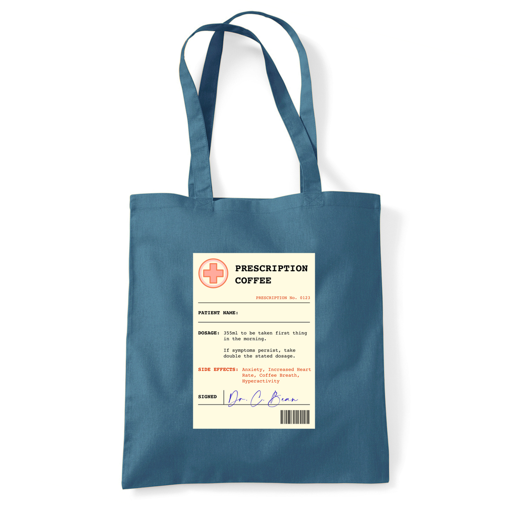 Coffee Prescription Personalised Tote Bag - Image 9