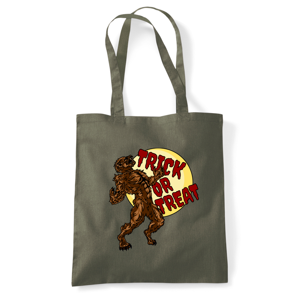 Trick or Treat Werewolf Personalised Tote Bag - Image 42