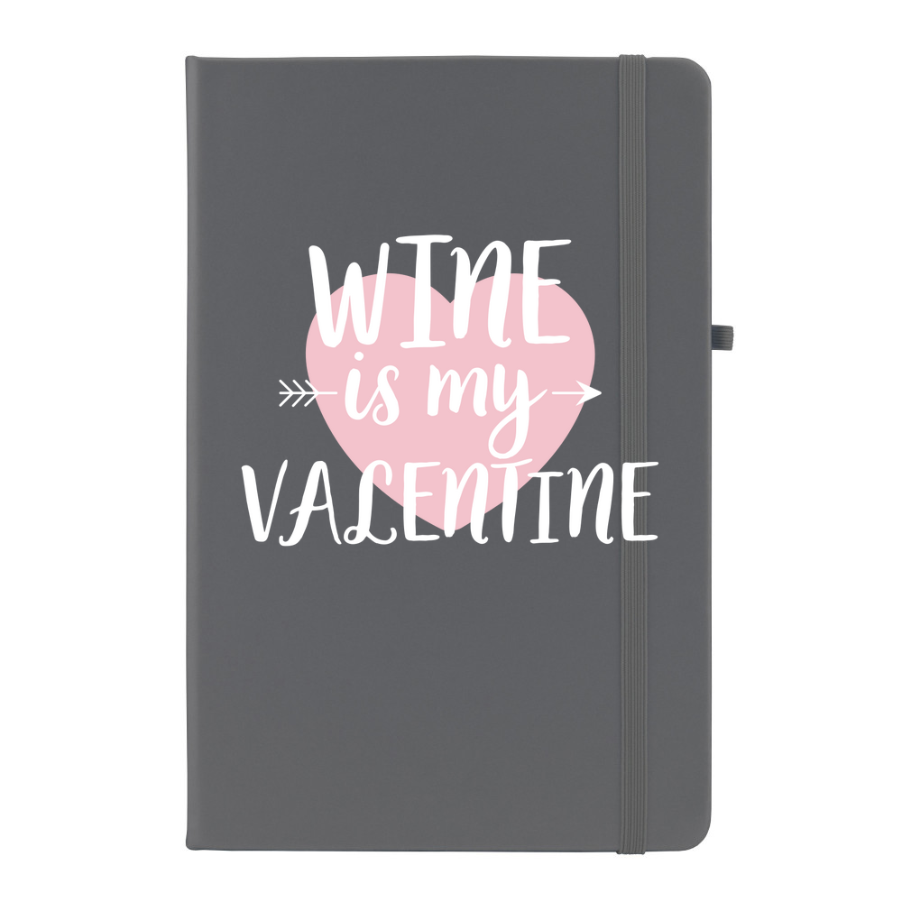 Wine Is My Valentine Soft Feel Notebook - Image 4