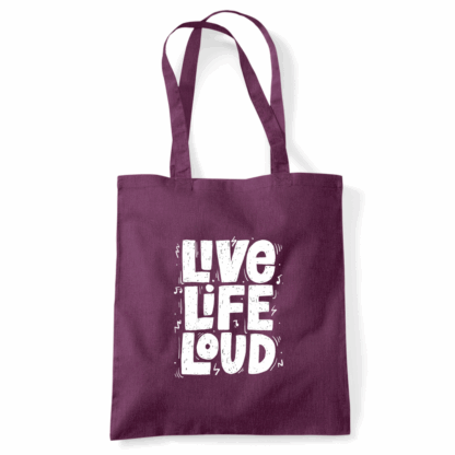 Live Life Loud Tote Bag - Image 30