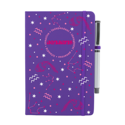 Aquarius Notebook with Pen - Image 3