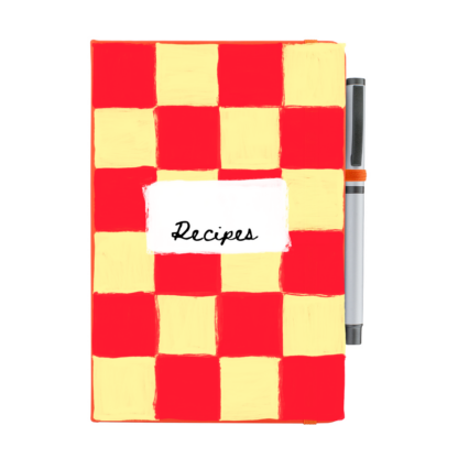Recipes Personalised Notebook with Pen - Image 4