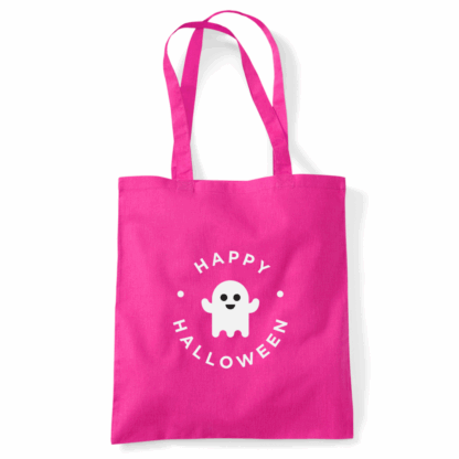 Happy Halloween Ghost Personalised Cotton Tote Bag - Image 26