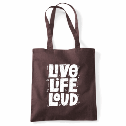 Live Life Loud Tote Bag - Image 49
