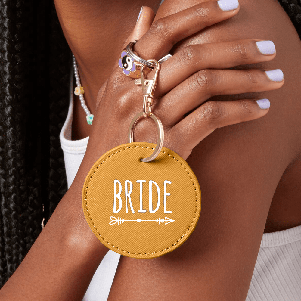 Bride Boutique Leather Look Key Clip - Image 8