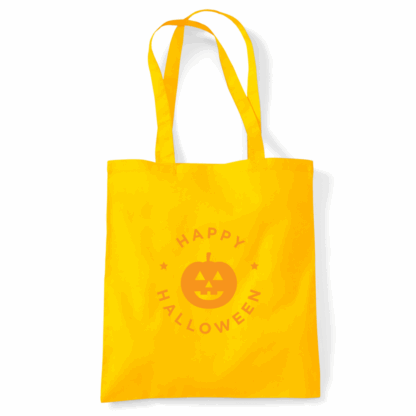Happy Halloween Pumpkin Personalised Tote Bag - Image 17