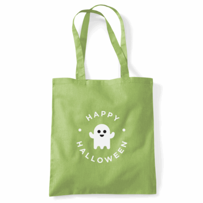 Happy Halloween Ghost Personalised Cotton Tote Bag - Image 38