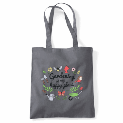 Gardening is my Happy Place Tote Bag - Image 7