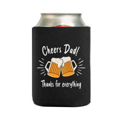 Cheers Dad Thanks For Everything Can Cooler Sleeve