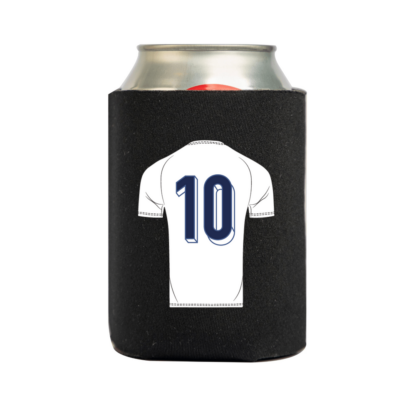Number 10 Shirt Personalised Can Cooler Sleeve