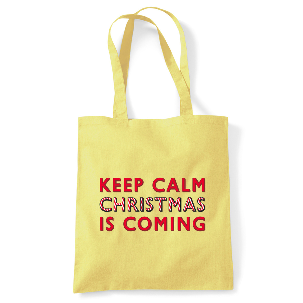Keep Calm Christmas Is Coming Tote Bag - Image 36